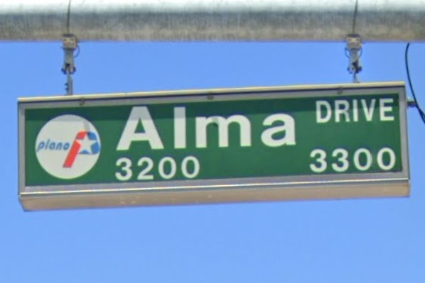 Plano, TX street sign