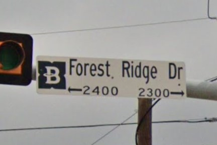 Bedford, TX street sign