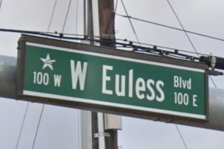 Euless, TX street sign