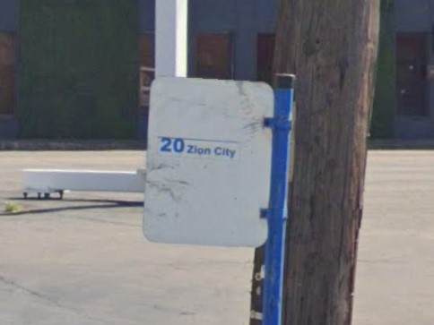 Birmingham, Alabama bus sign