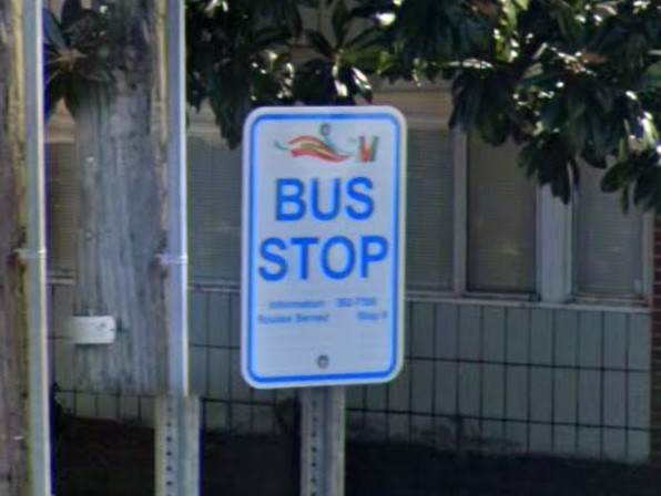 Montgomery, Alabama bus sign