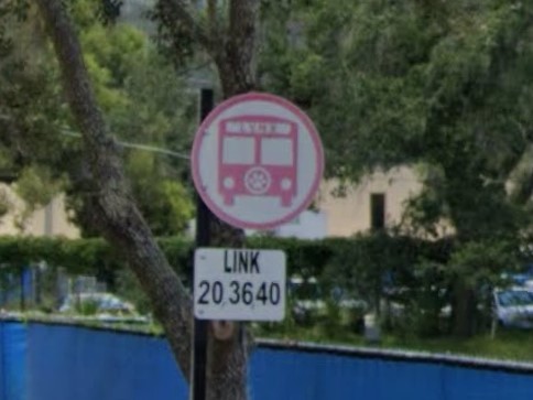 Orlando, Florida bus sign