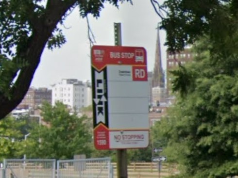 Baltimore, Maryland bus sign