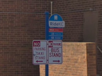 Kansas City, Missouri bus sign