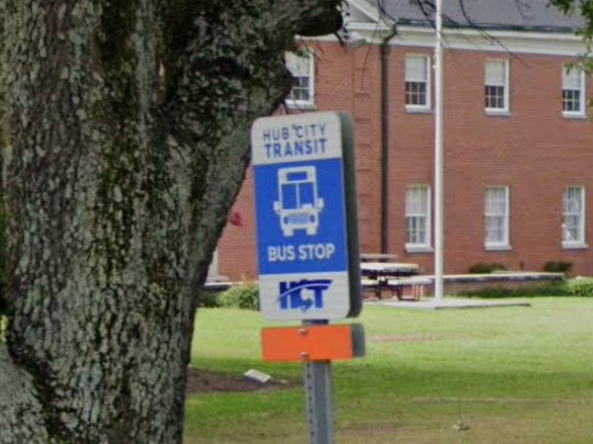 Hattiesburg, Mississippi bus sign