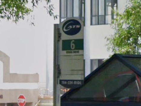 Charlotte, North Carolina bus sign