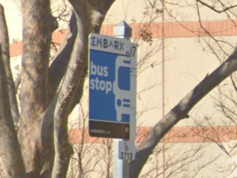 Oklahoma City, Oklahoma bus sign