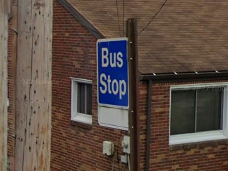 Pittsburgh, Pennsylvania bus sign