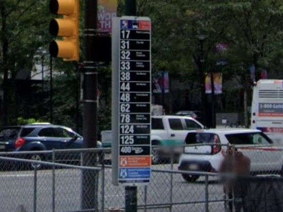 Philadelphia, Pennsylvania bus sign