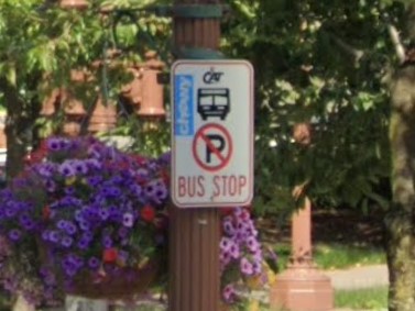 Harrisburg, Pennsylvania bus sign