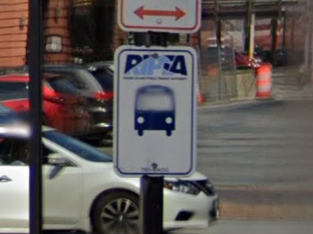 statewide, Rhode Island bus sign