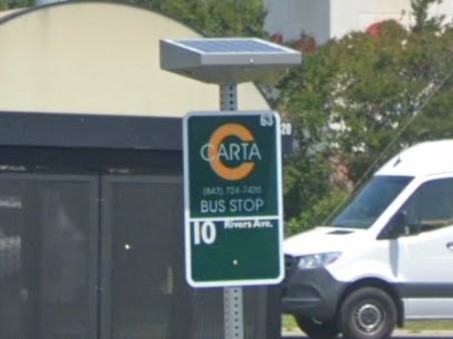 Charleston, South Carolina bus sign