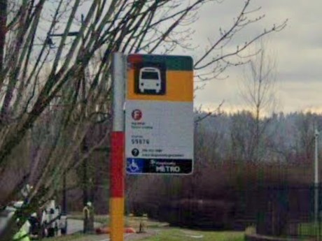 Seattle, Washington bus sign