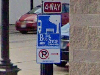 Lacrosse, Wisconsin bus sign