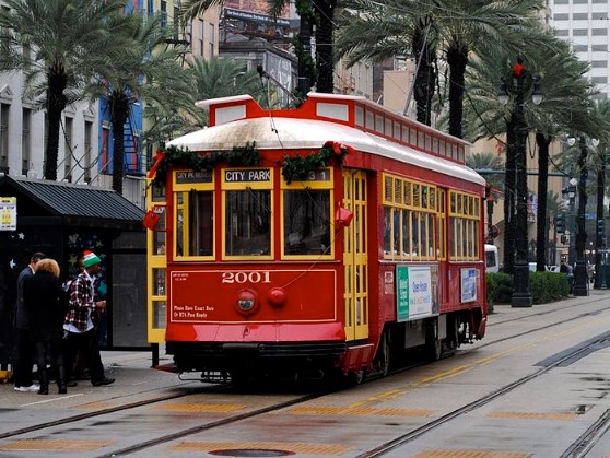 Trolley in New Orleans, Louisiana