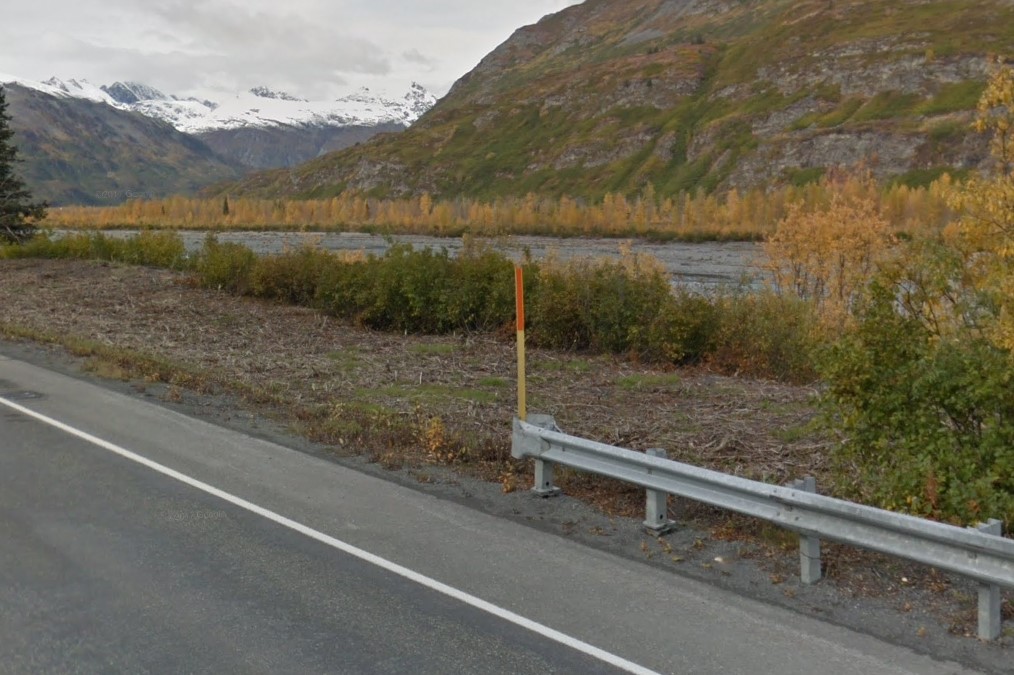 Alaska highway guardrail ends