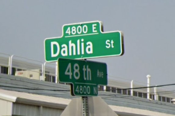 Denver street sign