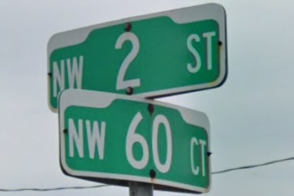 Miami street sign