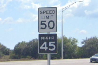 Night Speed Limit