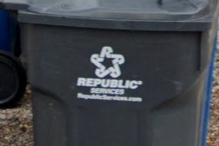 Boise trash bin