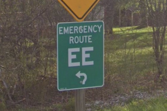 Lettered Emergency Routes