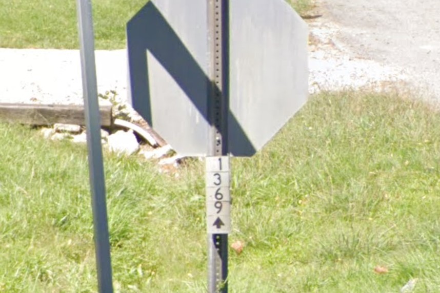 NC stop sign markers