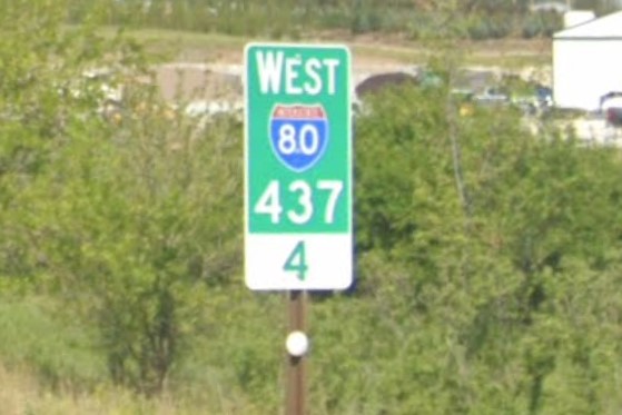 Nebraska mile marker