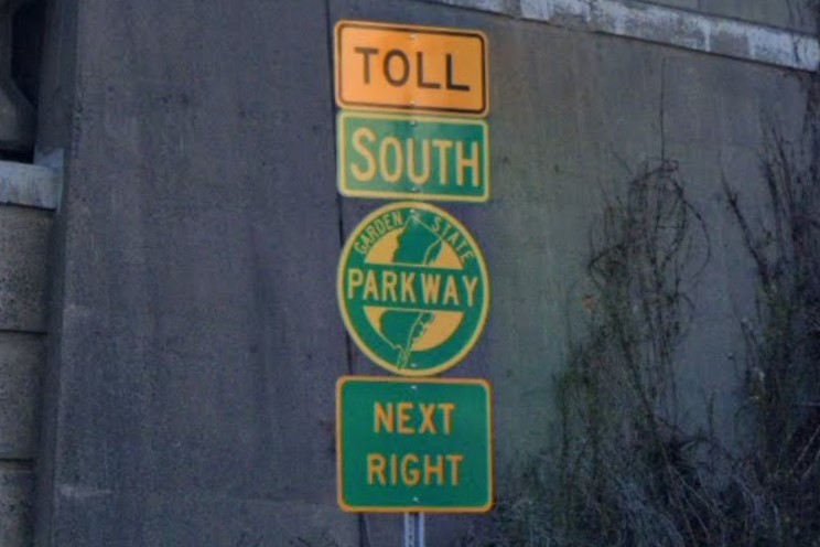 Garden State Parkway sign