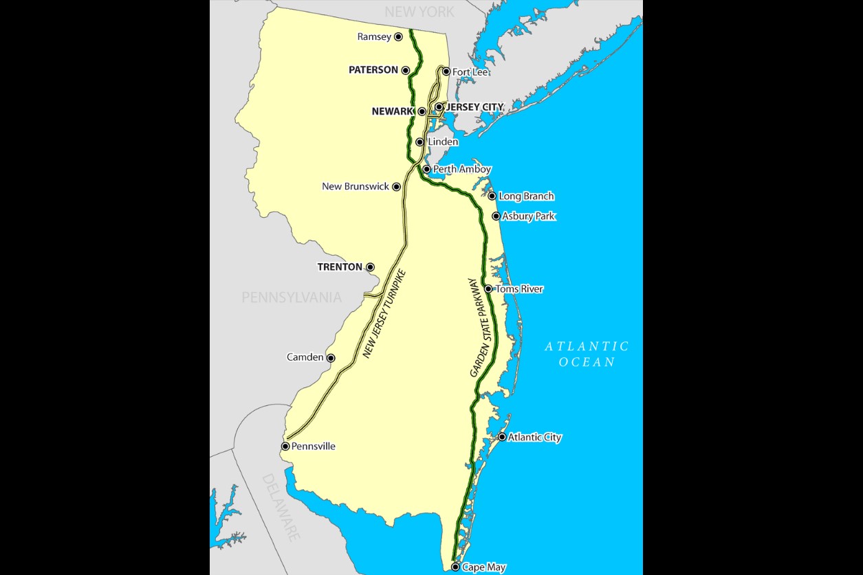 Toll road map