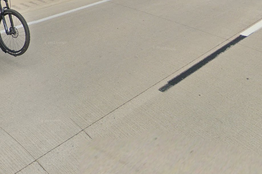 Concrete interstate highway
