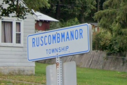 Blue Township signs