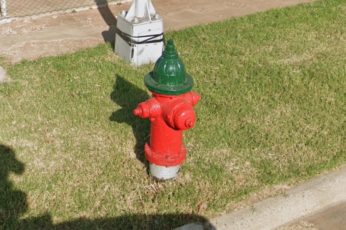 Red hydrants, Lubbock